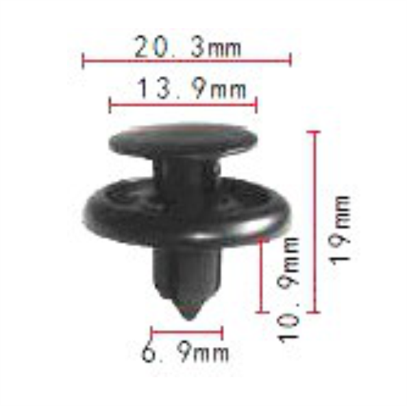 C90 Clip Packet 50 Ck462
