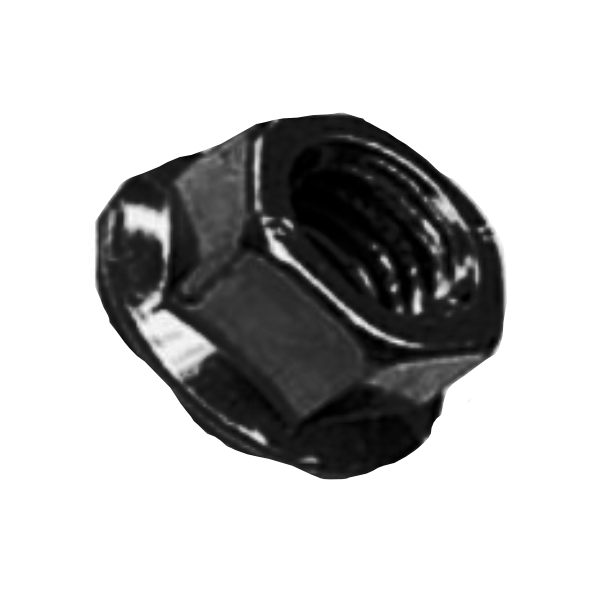 M5 8mm Nuts Black 100pkt