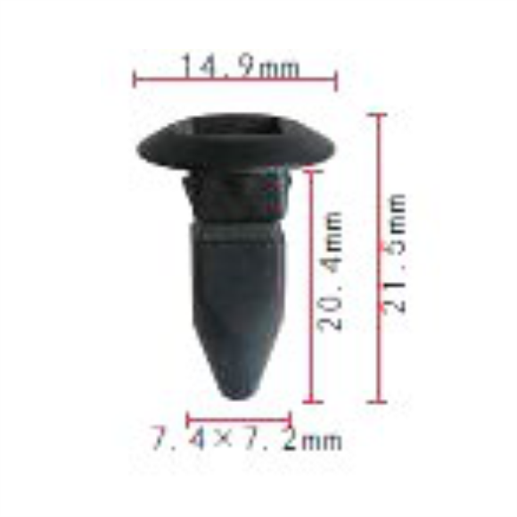 C1174 Clip Packet 50 Volkswagon Audi Oem: N908-214-01