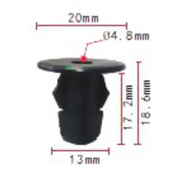 C230 Clip Packet 50 Ck368 90189-06065 Toyota