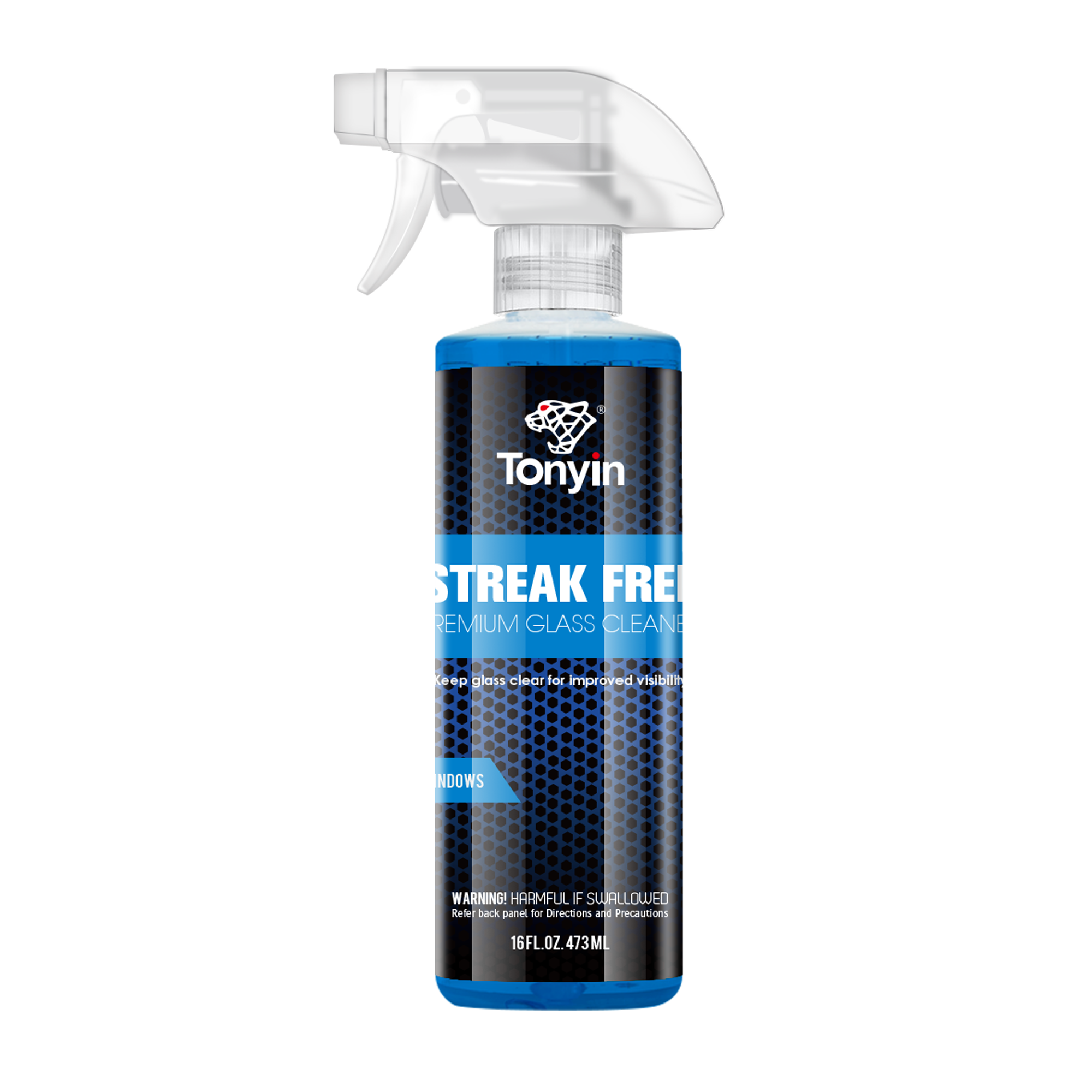 Tonyin Streak Free Premium Glass Cleaner 500ml