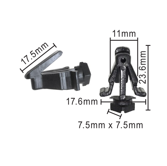 C1632 Clip - Each - Ck545 Nissan 768820M060