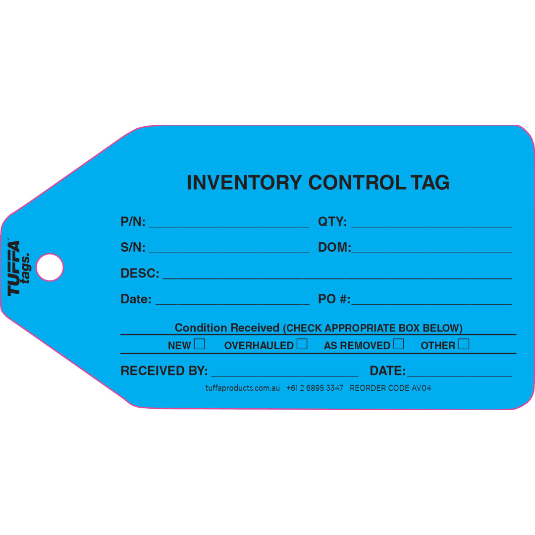 AV04 Iventory Tuffa Tag (Pack 100)