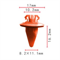 C228 Clip - Each - Ck4138 75397-35010 Toyota