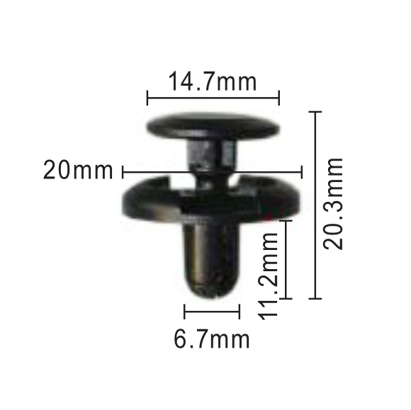 C1399 Clip Packet 50 Ck369 Toyota Oem: 90467-07164