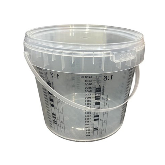 Rapid Paint Mixing Bucket With Handle 5L (Lid Not Included)
