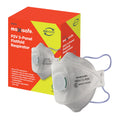 Maxisafe P2 3-Panel Flat fold Respirator with valve, box 20