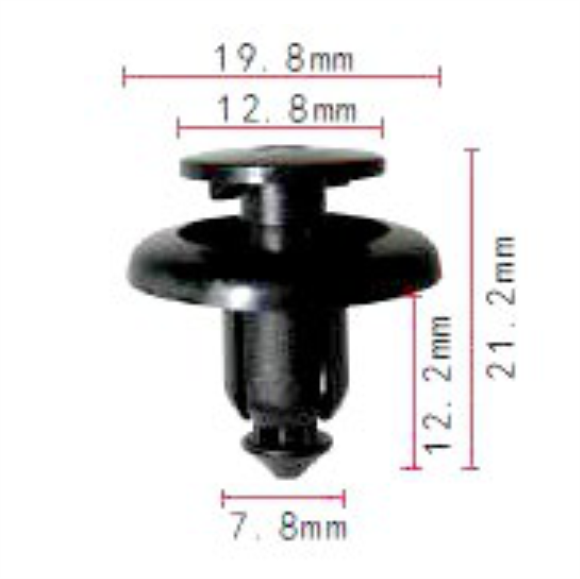 C636 Clip Packet 50 Ck27 BC1D-56-145 Mazda
