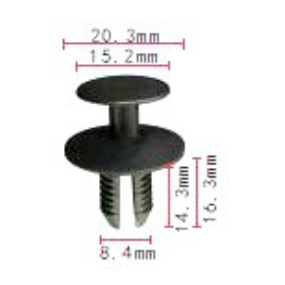 C1253 Clip Packet 50 Ck25 Bmw Oem: 51470390017