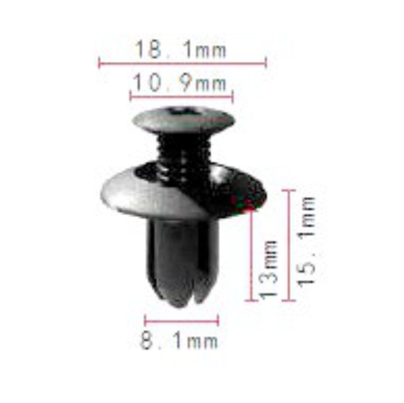 C578 Clip - Each - B092-51-833, MB-455-56143 Mazda