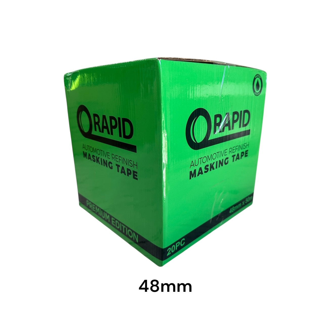 Rapid Masking Tape Green 48mm X 50m - Box Of 20 Rolls