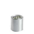 250ml Metal Tin Plain Outside / Plain Inside - with Lid
