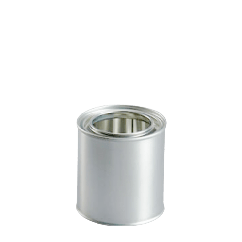 250ml Metal Tin Plain Outside / Plain Inside - with Lid