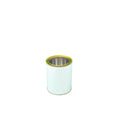 1lt Metal Tin White Outside / Plain Inside - with Lid