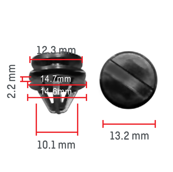C1741 Clip Packet 50  Subaru PF-C1714