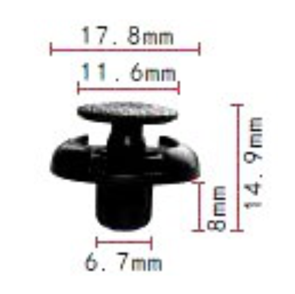C337 Clip - Each - Ck337 3879-60010 Toyota