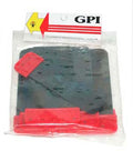 GPI Metal Spring Steel Blade Set 4 Applicator Spreader Red Handle