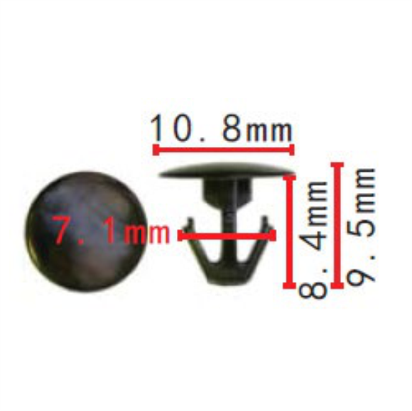 C663 Clip - Each - Ck2763 91518-S10-003 Honda