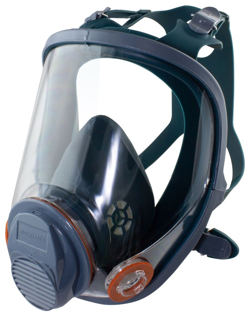 Maxiguard Silicone Full Face Respirator - Medium