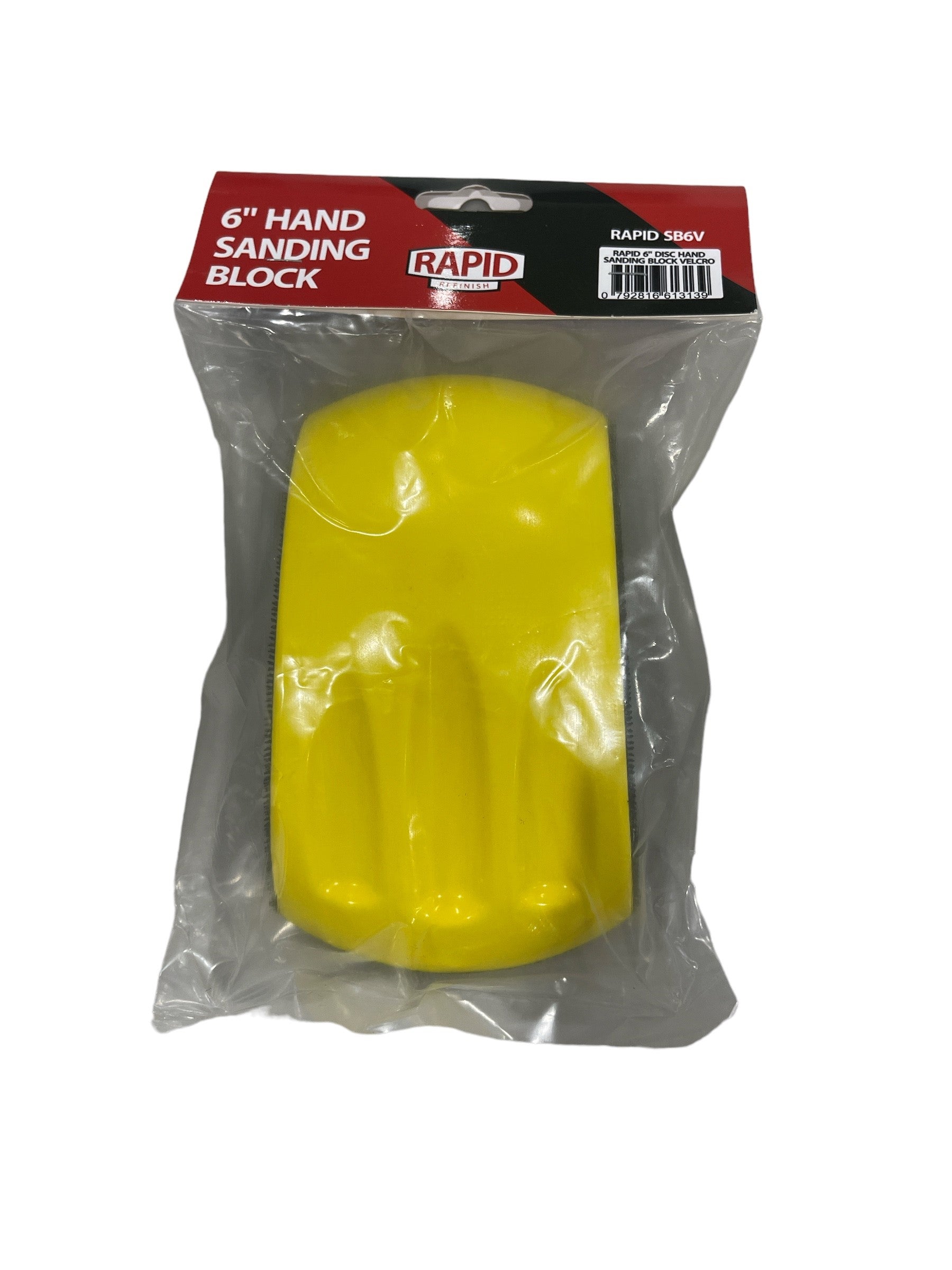 Rapid 6" Disc Hand Sanding Block Velcro