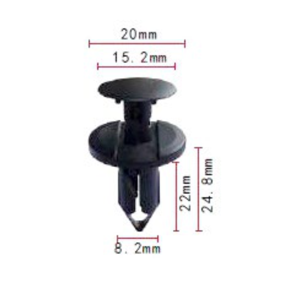 C568 Clip Packet 50 Ck59 21030249, N807389S, 6503598 GM Ford Chrysler