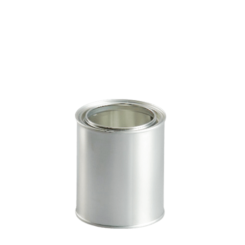 500ml Metal Tin Plain Outside / Plain Inside - with Lid