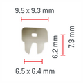 C25 Clip Packet 50 Ck452 96706-B0700, 9991-00-412 Nissan Mazda