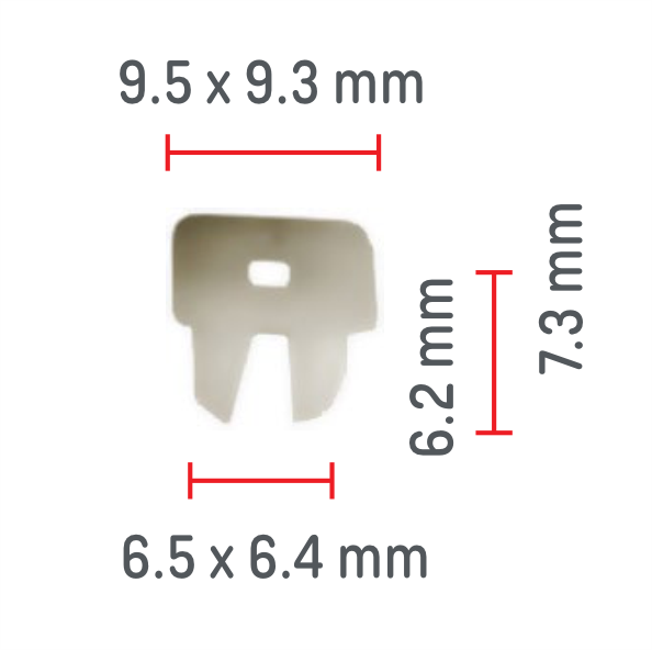 C25 Clip Packet 50 Ck452 96706-B0700, 9991-00-412 Nissan Mazda