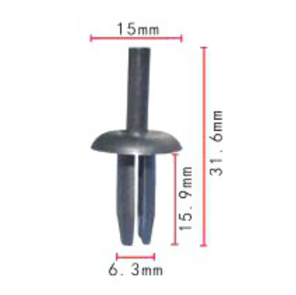 C144 Clip - Each - Ck295 Ford 387843S