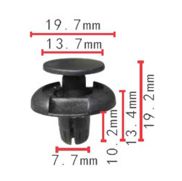 C623 Clip Packet 50 91501-S04-003 Honda