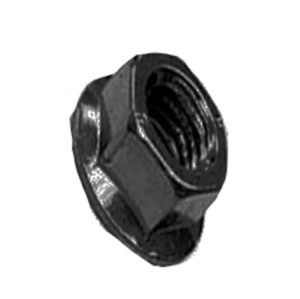 M6 10mm Nuts Black - Each