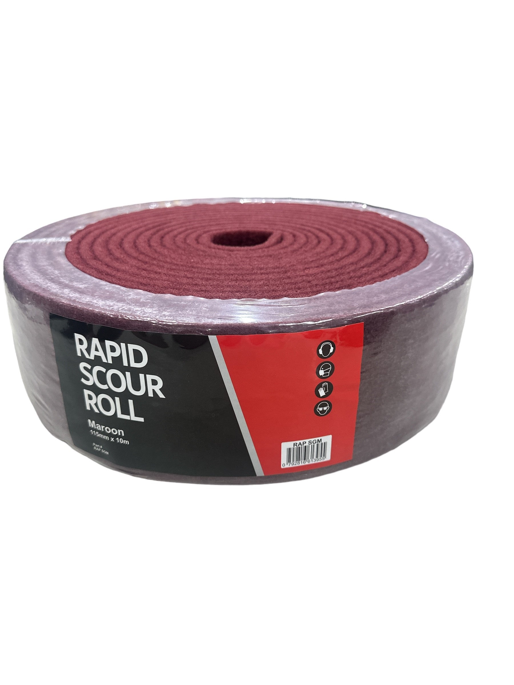 Red Scour Roll Non Woven 115 X 10m Very Fine - RAP SGM