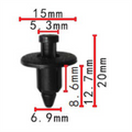 C564 Clip - Each - 90044-68061 GM MOTORS
