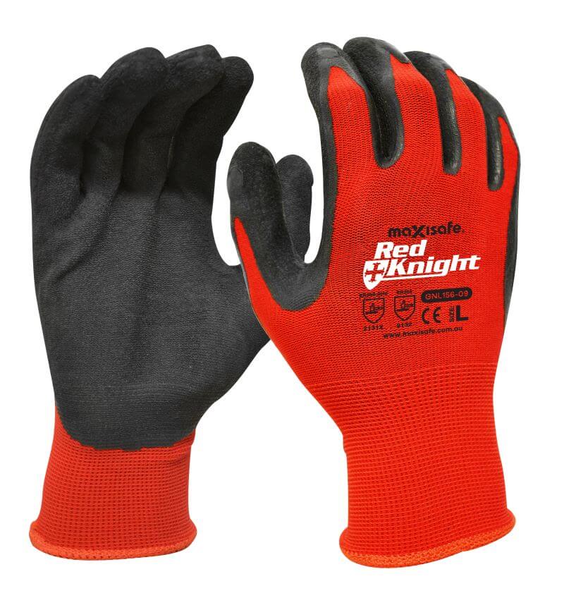 Red Knight Latex Gripmaster Glove - Small - Pack of 12 Pairs