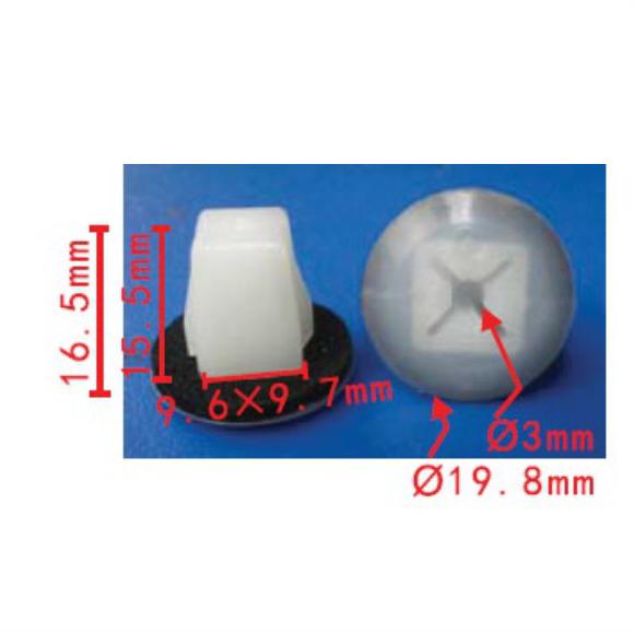 C1665 Clip Packet 50 Mazda GJ6A58975