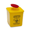 4.75L Yellow Square 90mm Sharps Container