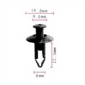 C338 Clip Packet 50 Ck338  63878-01E10, 01553-04183 Nissan