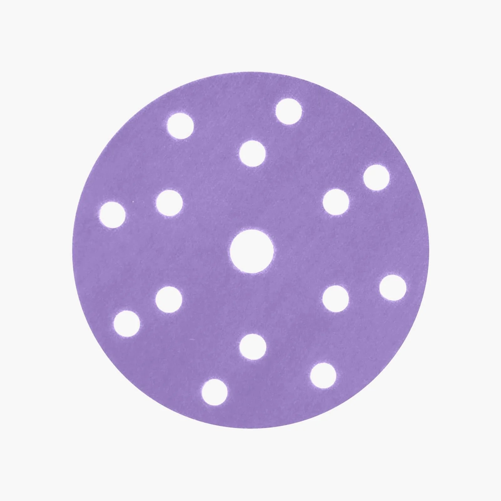 True Grit Purple Velcro Disc 150mm 15H P120