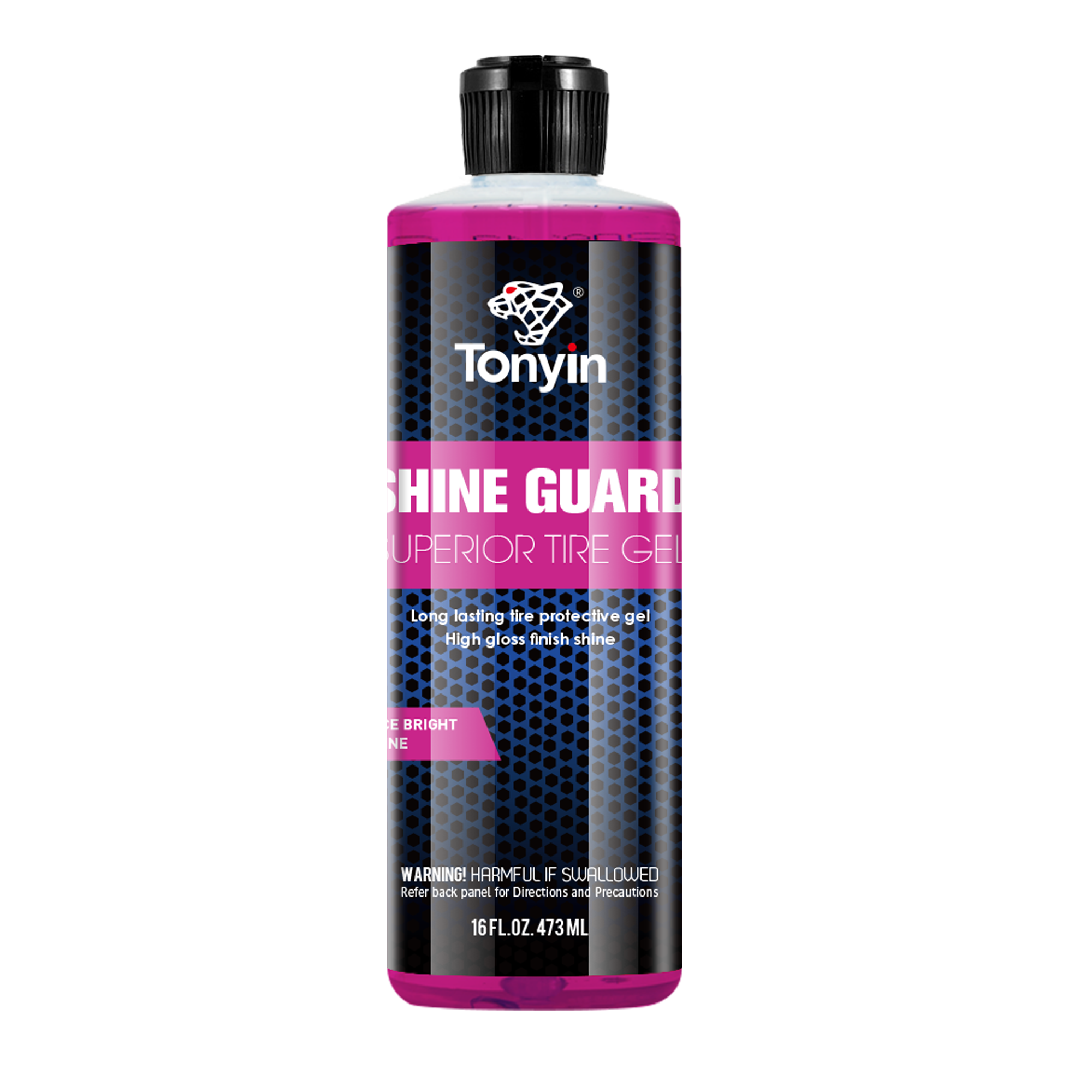 Tonyin Shine Guard Superior High Gloss Tyre Gel - Solvent Based 500ml