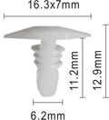 C485 Clip - Each - Ck37 90664-671-0030 HONDA