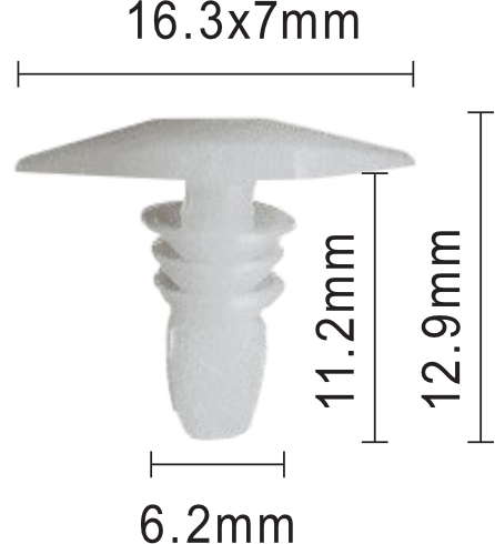 C485 Clip Packet 50 Ck37 90664-671-0030 HONDA