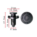 C1718 Clip Packet 50 Subaru PF-C1718