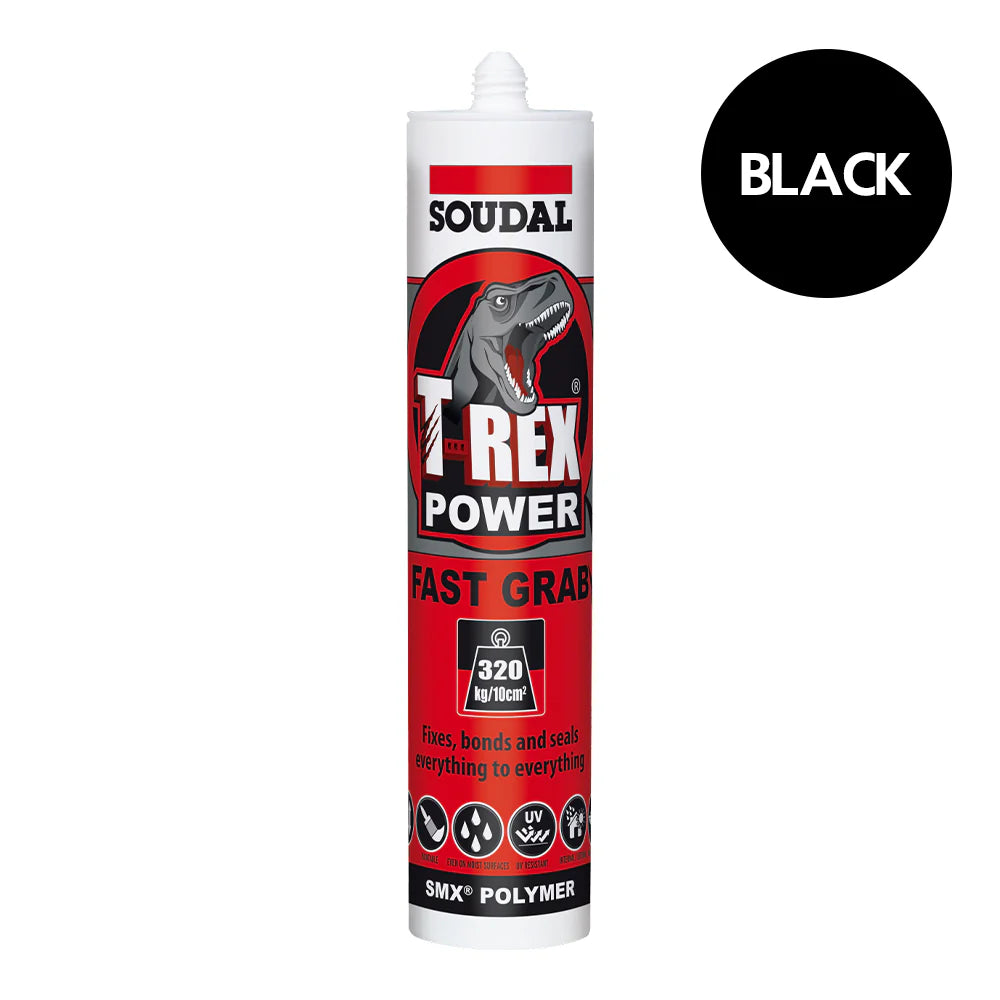 T-Rex Fast Grab Jet Black 290ml - Box x12 Tubes