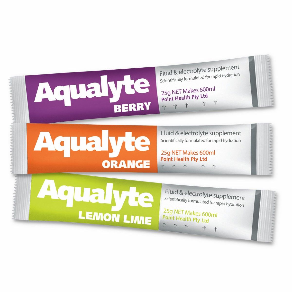 Aqualyte Electrolyte Powder Mixed Flavour Sachets 25g x 50